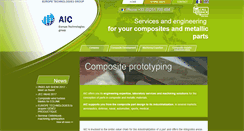 Desktop Screenshot of aic-et.com